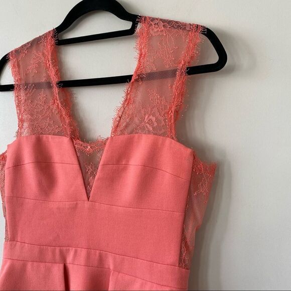 Bcbg MAXAZRIA-Leann Lace Detail Mini Dress - Picture 7 of 12